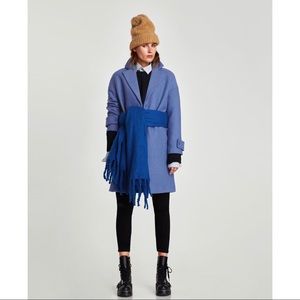 NWT Zara Lapel Collar Coat